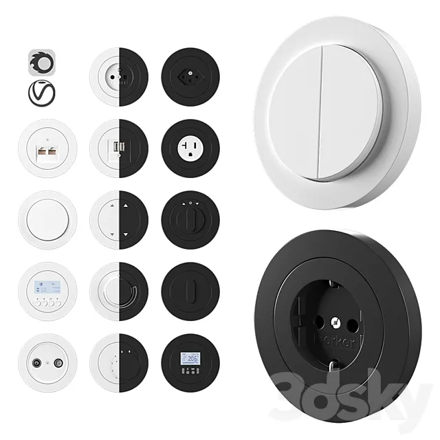 Berker R. Classic 3DModel