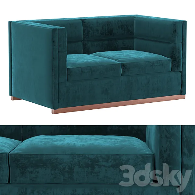 BERLIN LOVESEAT SOFA 3D Model