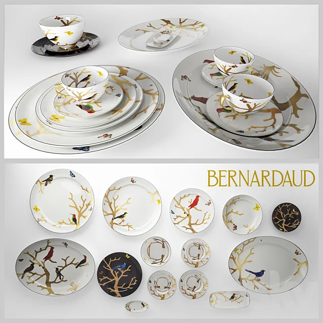 Bernardaud \ AUX OISEAUX 3DModel