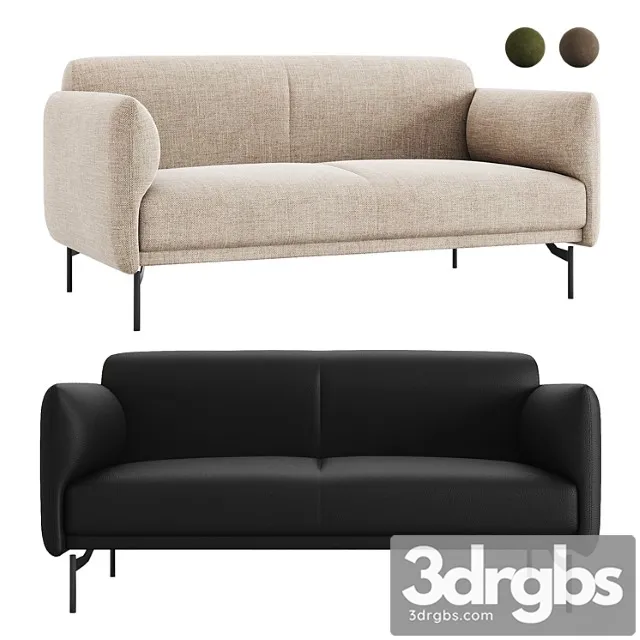 Berne 2 Seater Sofa By Boconcept 3D Model Free