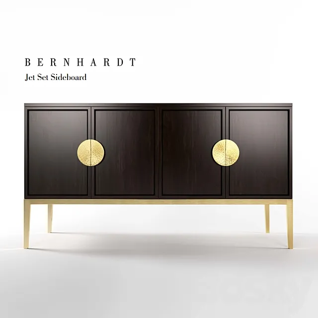 Bernhardt _ Jet Set Sidboard 3D Model
