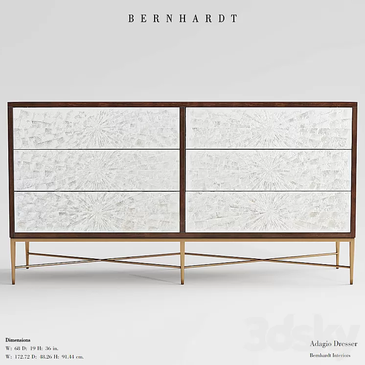 Bernhardt Adagio Dresser 3D Model