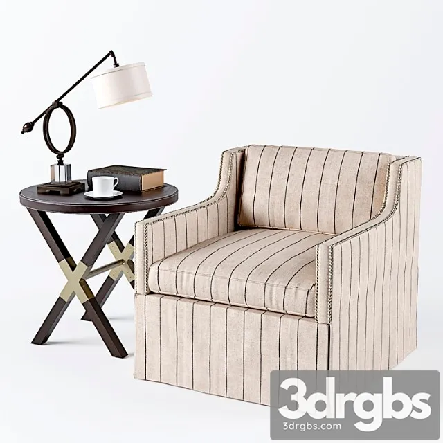 Bernhardt and uttermost set 3D Model Free