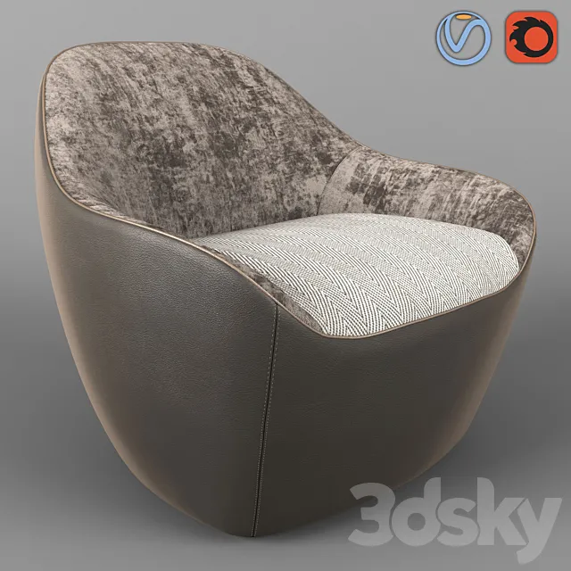 Bernhardt Becca Armchair 3DModel