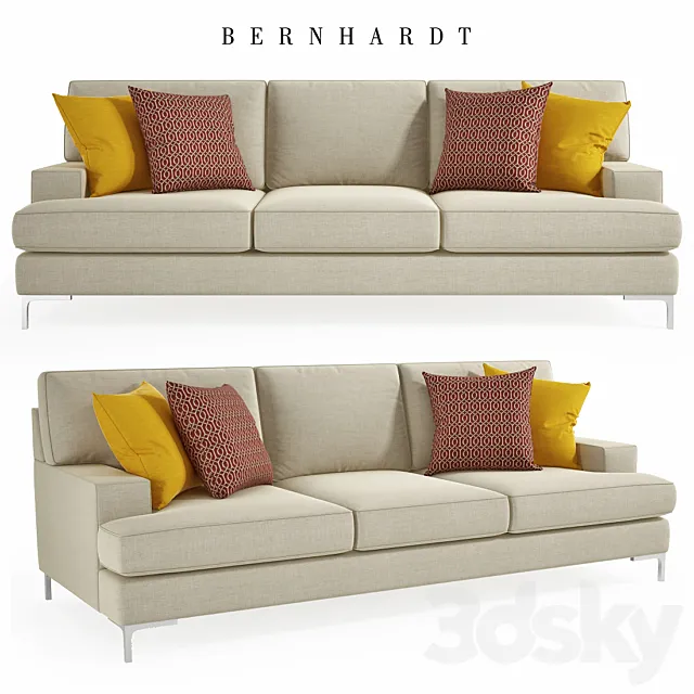 Bernhardt Carver Sofa 3D Model
