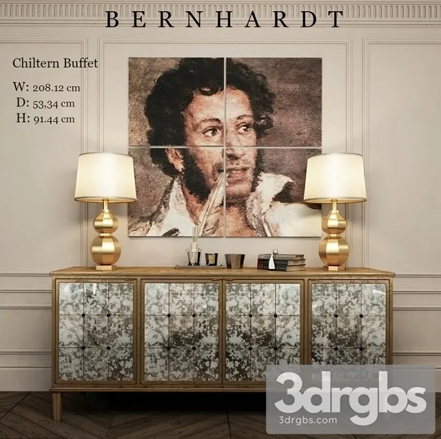 Bernhardt Chiltern Buffet 3D Model Free