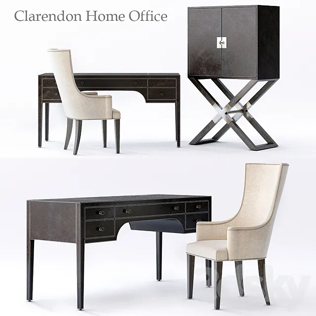 Bernhardt Clarendon Home office 3DModel