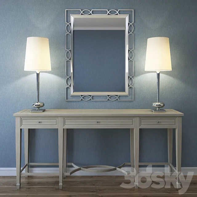 Bernhardt Criteria console table 3D Model