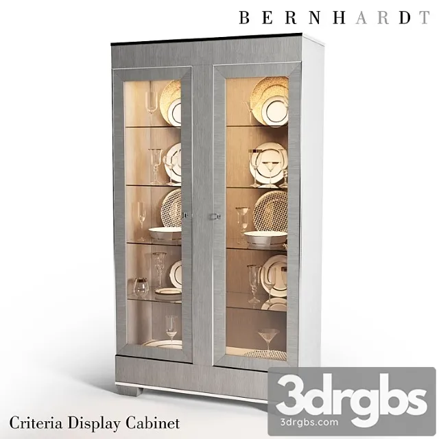 Bernhardt criteria display cabinet 3D Model Free