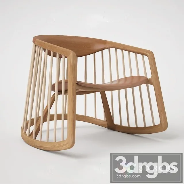 Bernhardt Design Harper Rocking Chair 3D Model Free