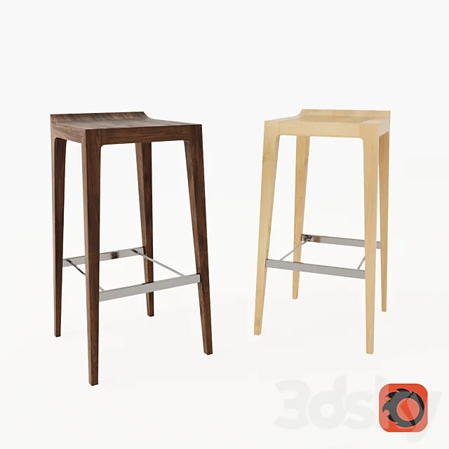 Bernhardt Design - Vanish Bar Stool 3DModel