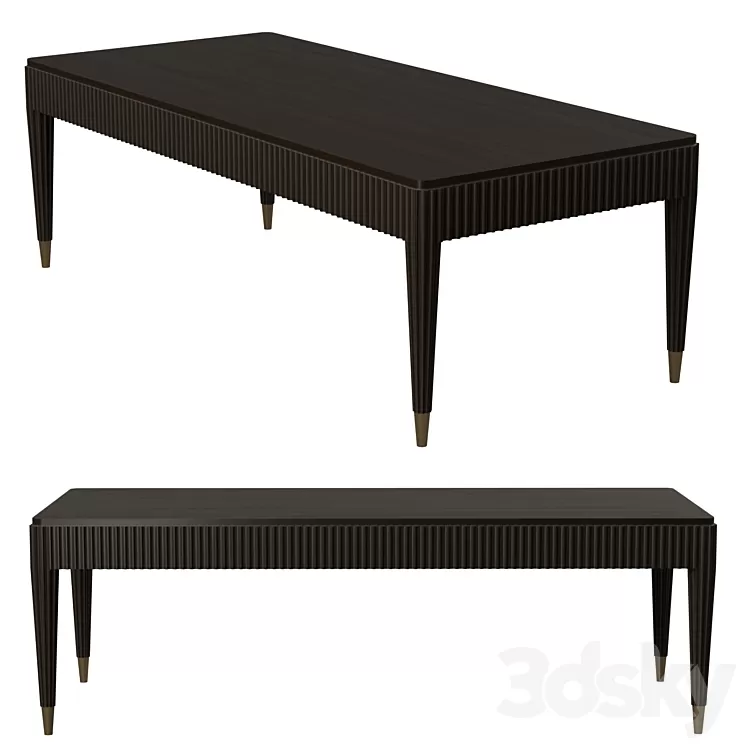 bernhardt Haven Cocktail Table 3D Model