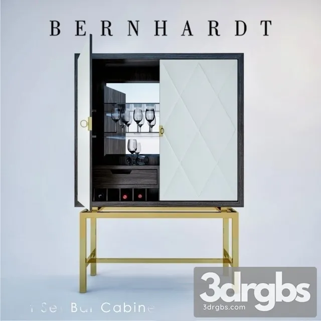 Bernhardt Jet Set Bar Cabinet 3D Model Free