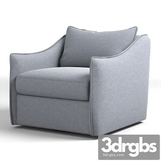 Bernhardt joli swivel chair 2 3D Model Free