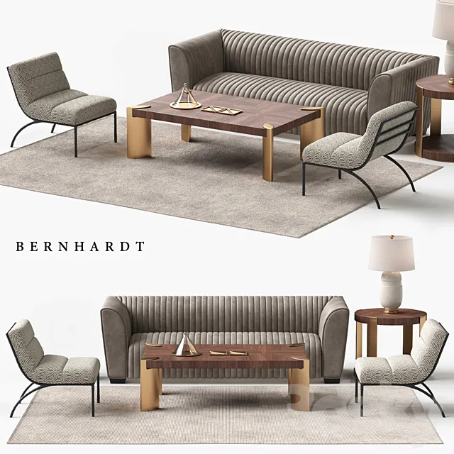 BERNHARDT Kent Sofa Set 3DModel