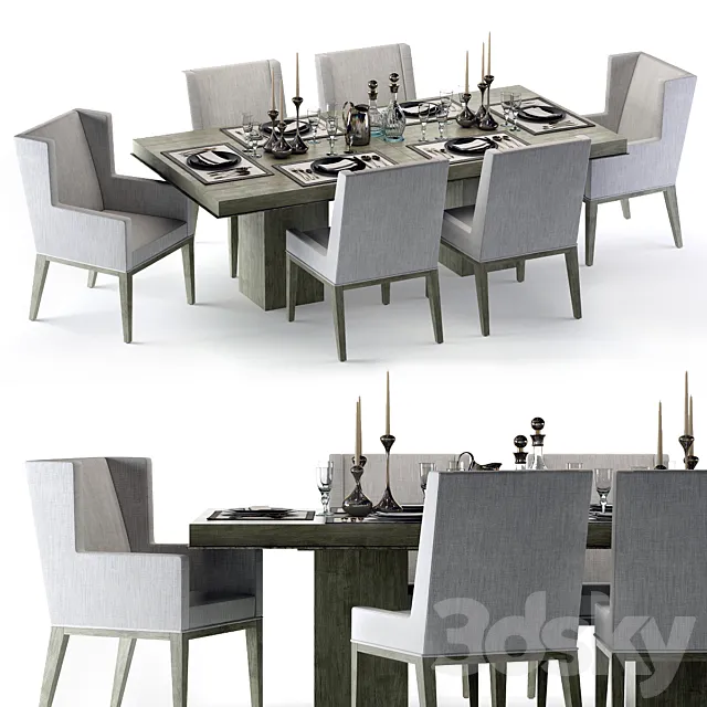 Bernhardt Linea Dining Set Greige Free Download
