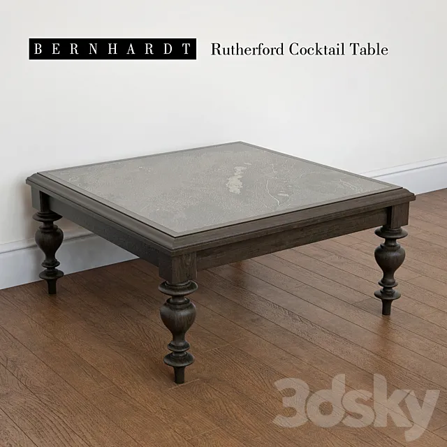 Bernhardt | Rutherford Cocktail Table 3D Model