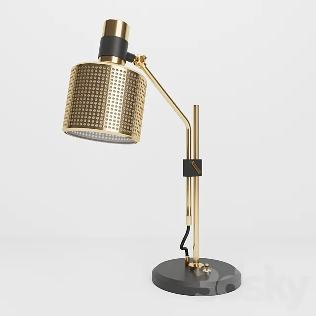 Bert Frank Riddle Single Table Light 3D Model