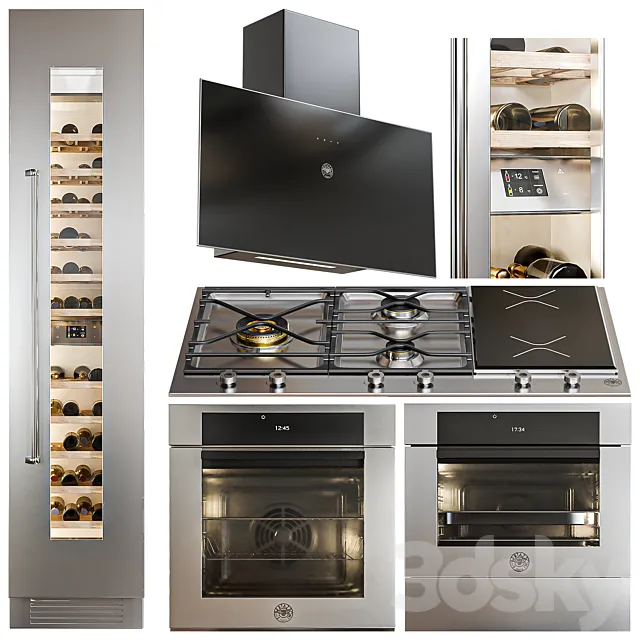 Bertazzoni Appliance set 3D Model