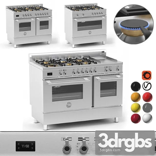 Bertazzoni cooker collection 2 3D Model Free