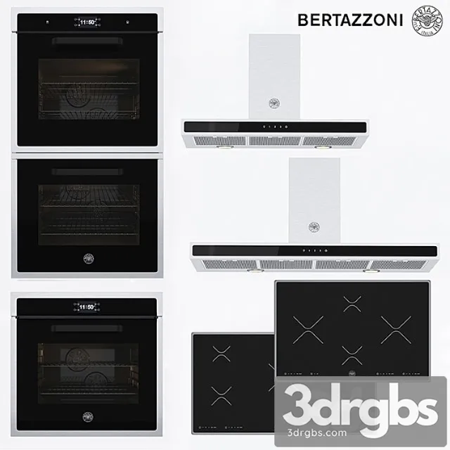 Bertazzoni Set 01 3D Model Free
