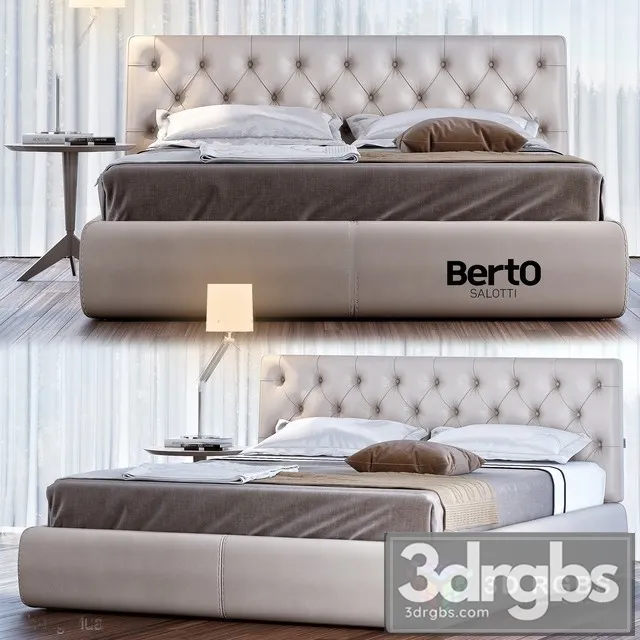 Berto Tribeca Bed 3D Model Free