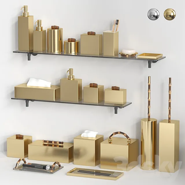 BERTOCCI GUCCIO bathroom accessories 3D Model