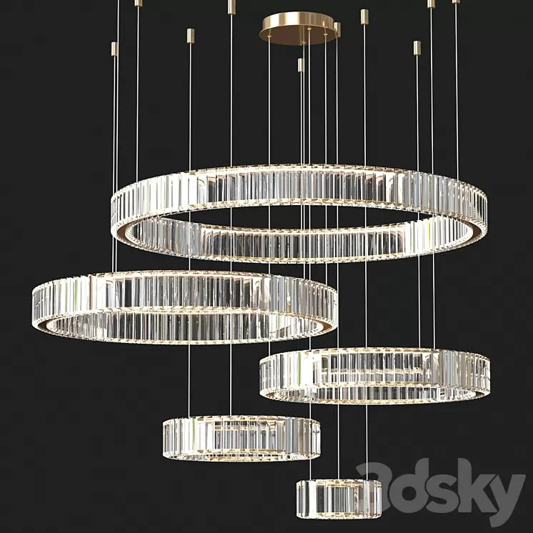 Bertolda 5 Rings 3D Model