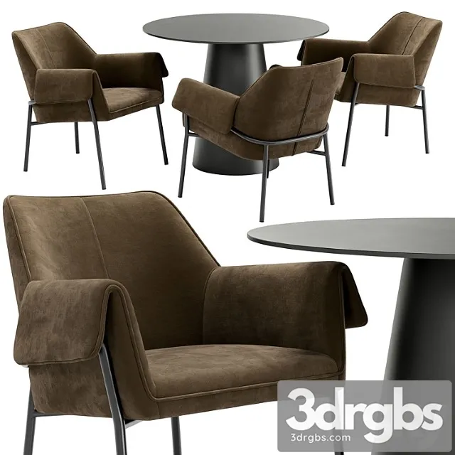 Bes Dining Chair and Altsor Ceiling 3D Model Free