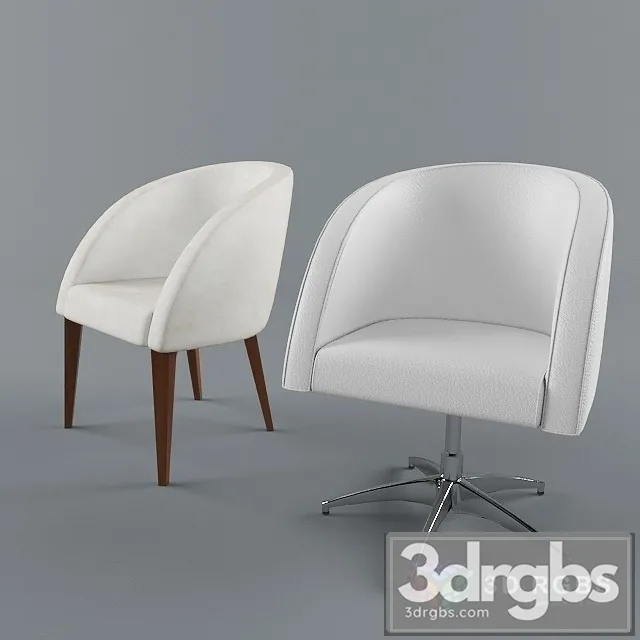 Besana Thea Chairs 3D Model Free