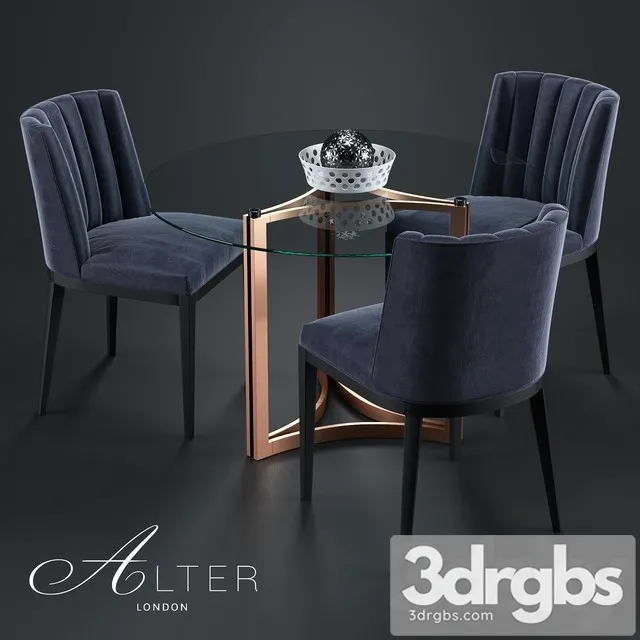 Bespoke Dining Chair 418 3D Model Free
