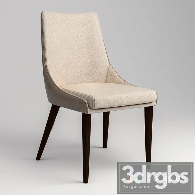 Best Master Furniture Leatrice 19 Velvet Fabric Dining Chair 3D Model Free