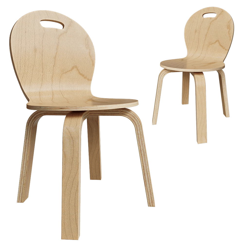 Bester Studio - Children's chair STRAAL 3D Model