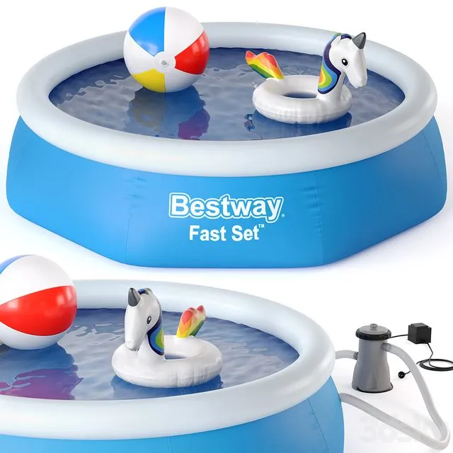 Bestway pool Fast Set 3D Model
