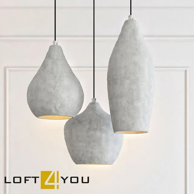 Beton pendant 7 3D Model