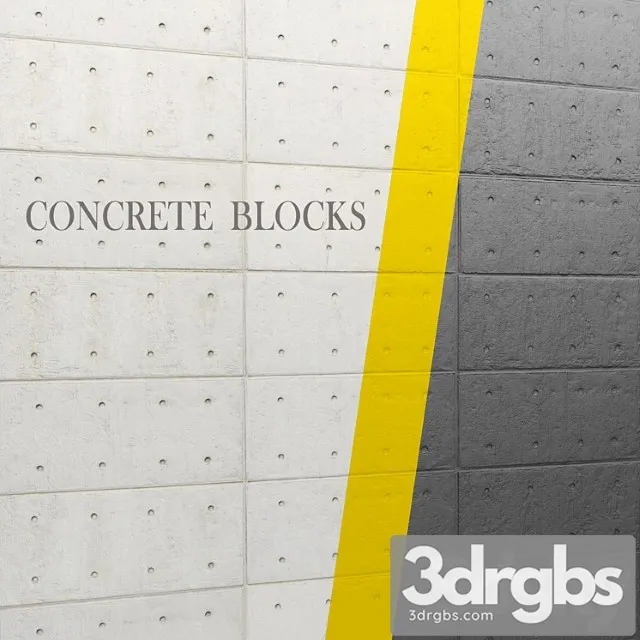 Betonnaia Panel Nastennyi Dekor Beton Loft Dekorativnyi Interernyi Chernyi Panel 1 3D Model Free