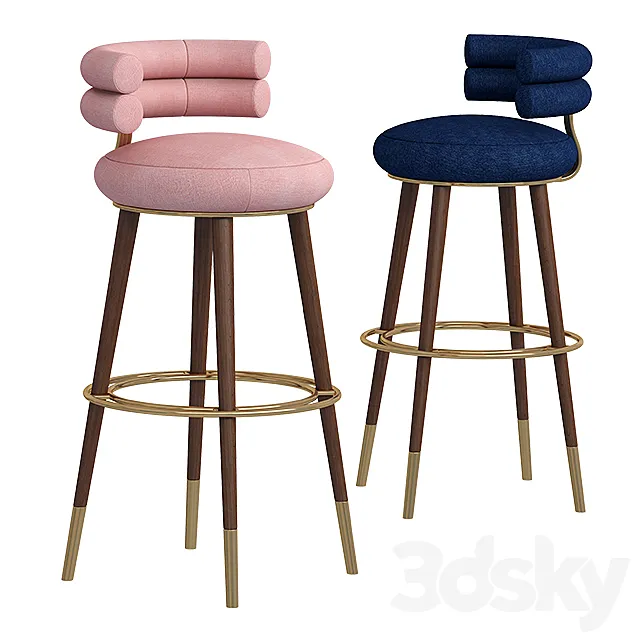 Betsy bar chair 3D Model