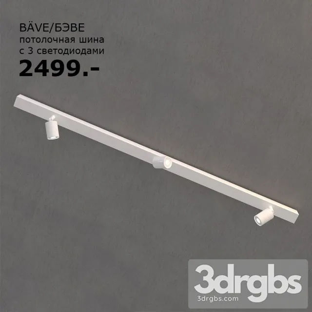Beve Light Ikea 3D Model Free