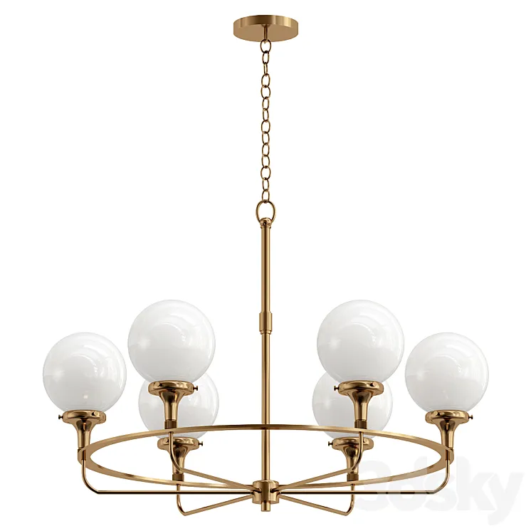 Beverly Hills Chandelier 3D Model Free