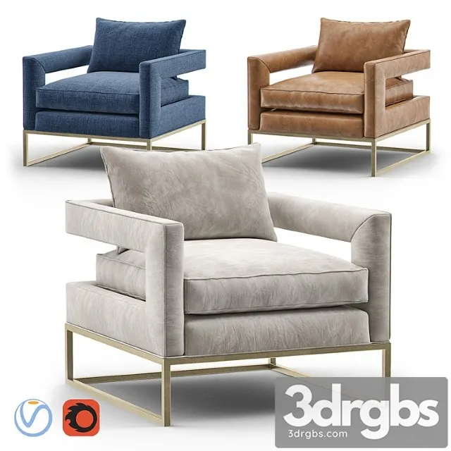 Bevin accent chair 3D Model Free