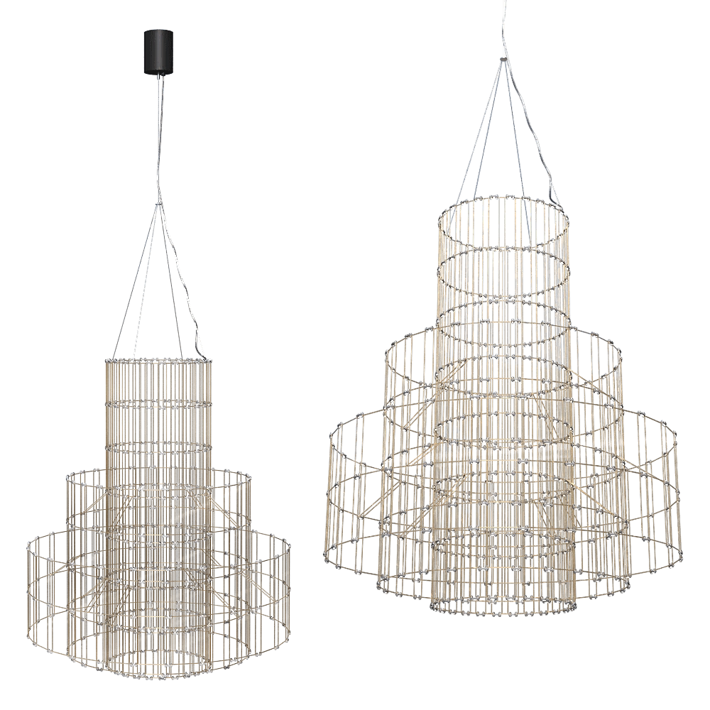 Bezhko - Chandelier Cascade 2 3D Model