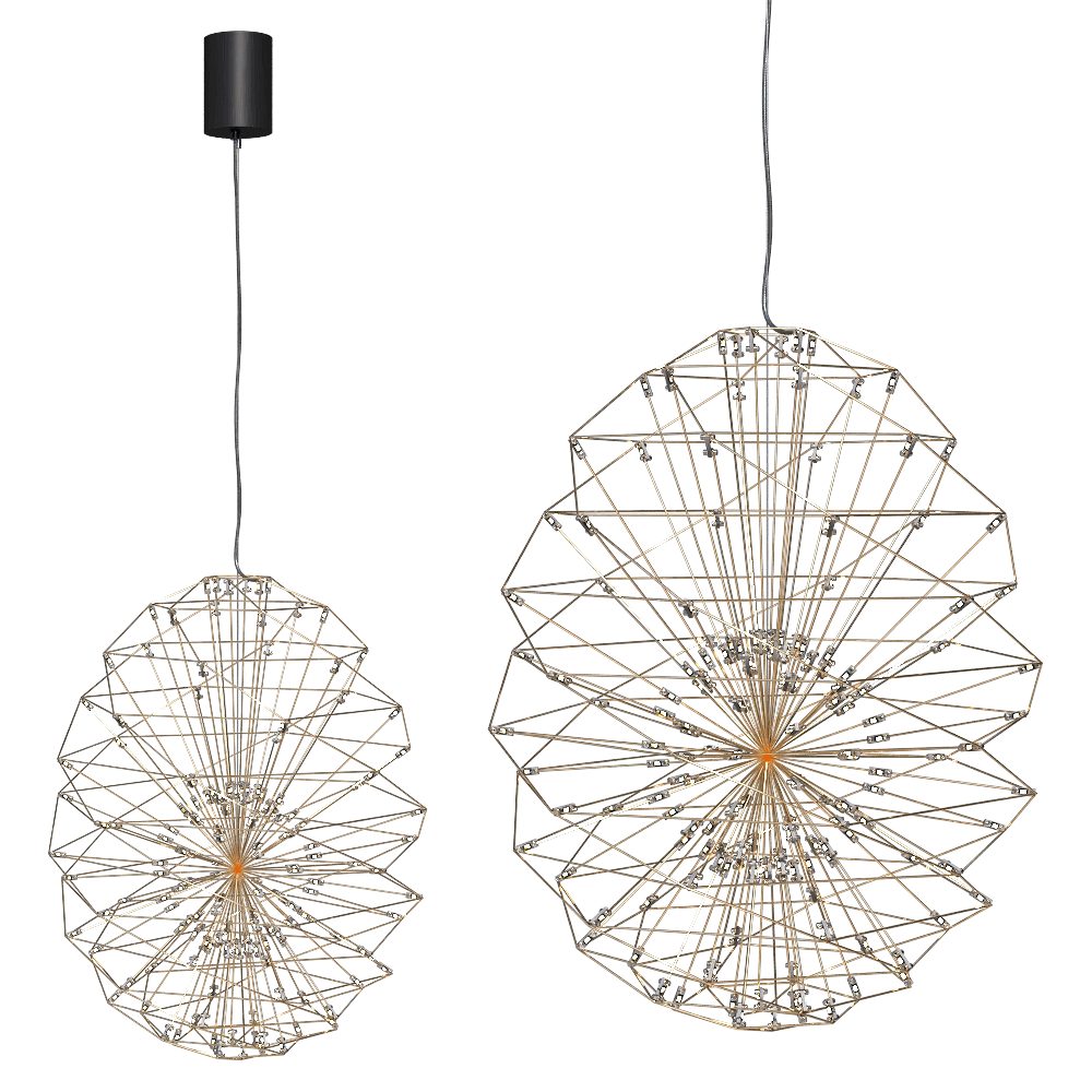 Bezhko - Chandelier Golden egg 3D Model