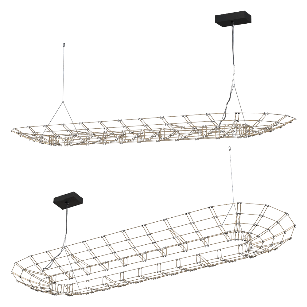 Bezhko - Chandelier Liberty long 3D Model