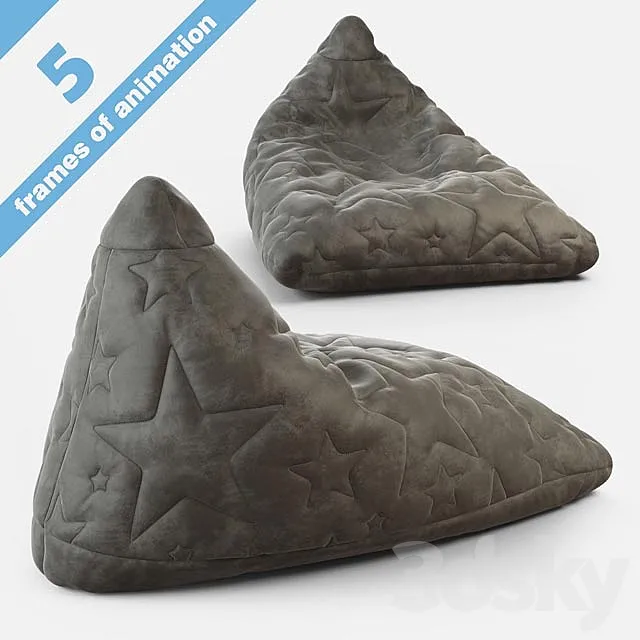 Bezkarkasnoe chair Player Qstar 3D Model