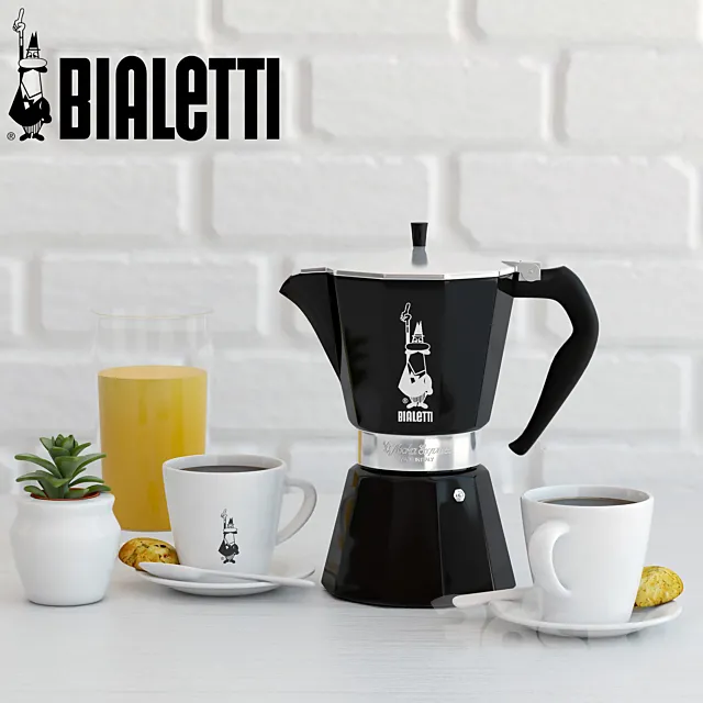Bialetti coffee set 3DModel
