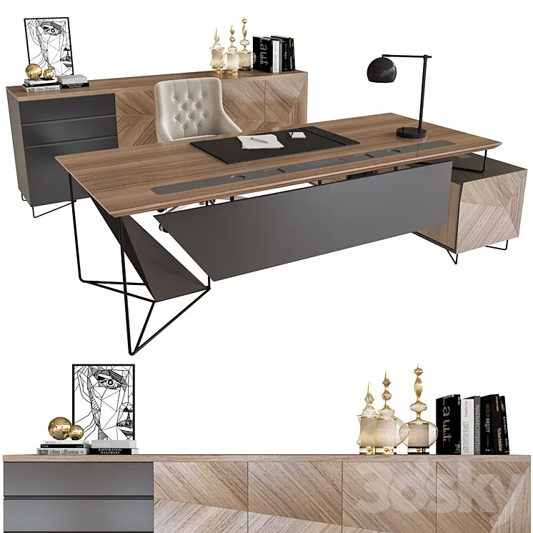 bianos office furniture_107 3D Model Free