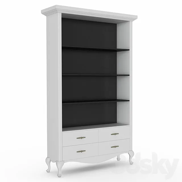 Biblioteczka Glamour- kod KG 06 3DModel
