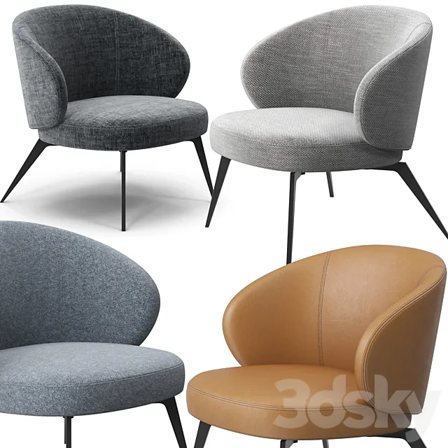 Bice armchair by Lema 3D Model