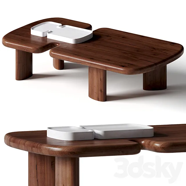 Bicephale by Ralph Pucci coffee table 3D Model