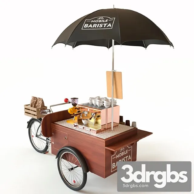 Bicycle Cafe 4 3D Model Free